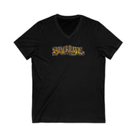 BlackLuxe Jazzy Unisex Jersey Short Sleeve V-Neck Dark Tee Shirts