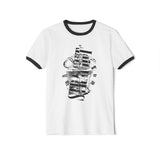 M DZYN Straight Cotton Ringer T-Shirt