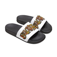 Women's Blackluxe PU Slide Sandals