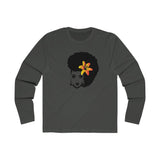 AfroFlower Long Sleeve Crew Tee