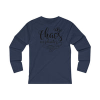 Chaos Coordinator Women's Fitted Long Sleeve Tee