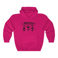 I Workout Bottle Opener Unisex Heavy Blend™ Hooded Sweatshirt - Multiple Colors Available