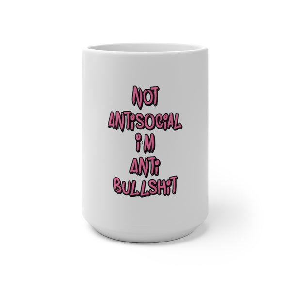 Not Antisocial I'm Anti Bullshit Color Changing Mug