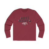 Anti Worry Men's Long Sleeve Crew Tee