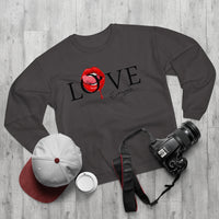 Love Everyone Sexy Tongue Lips Crew Neck Sweatshirt