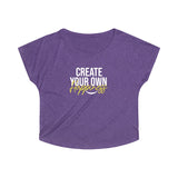 Create Your Own Happiness Tri-Blend Dolman