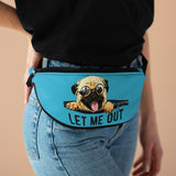 Let Me Out Fanny Pack - Puppy Blue