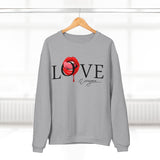 Love Everyone Sexy Tongue Lips Crew Neck Sweatshirt