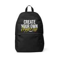 Create Your Own Happiness Fabric Backpack