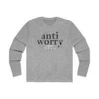 Anti Worry Men's Long Sleeve Crew Tee