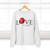 Love Everyone Sexy Tongue Lips Crew Neck Sweatshirt