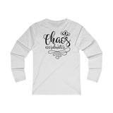 Chaos Coordinator Women's Fitted Long Sleeve Tee