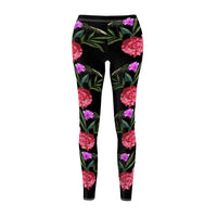 Flower Women's Cut & Sew Casual Leggings