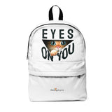 Eyes On You Classic Backpack - White