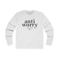 Anti Worry Men's Long Sleeve Crew Tee