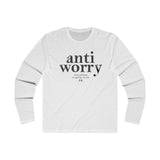 Anti Worry Men's Long Sleeve Crew Tee