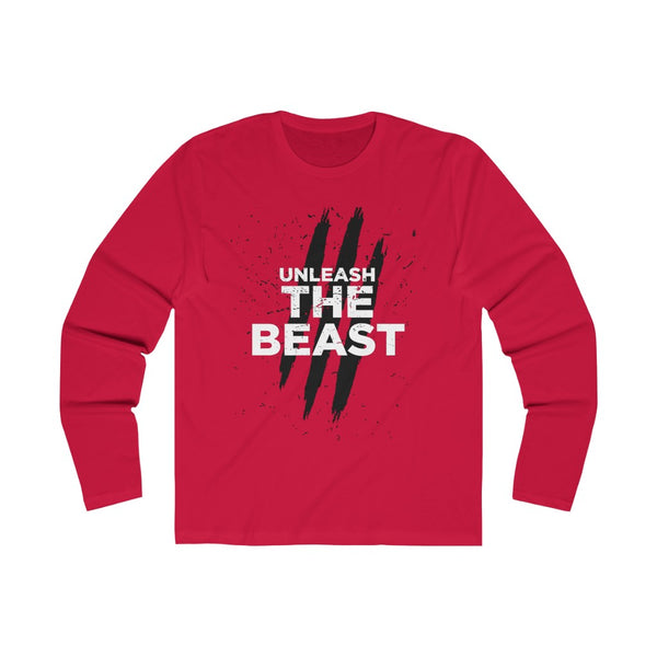 Unleash The Beast Men's Long Sleeve Crew Tee