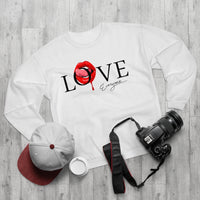 Love Everyone Sexy Tongue Lips Crew Neck Sweatshirt