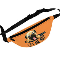 Let Me Out Fanny Pack - Puppy Orange