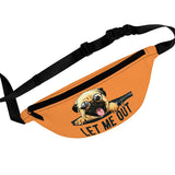 Let Me Out Fanny Pack - Puppy Orange