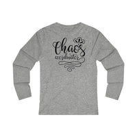 Chaos Coordinator Women's Fitted Long Sleeve Tee