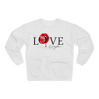 Love Everyone Sexy Tongue Lips Crew Neck Sweatshirt