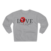 Love Everyone Sexy Tongue Lips Crew Neck Sweatshirt