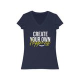 Create Your Own Happiness Short Sleeve V-Neck Tee