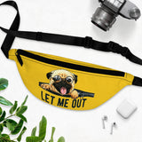 Let Me Out Fanny Pack - Puppy Yellow