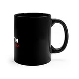 Stop Sweat'in Me Black mug 11oz