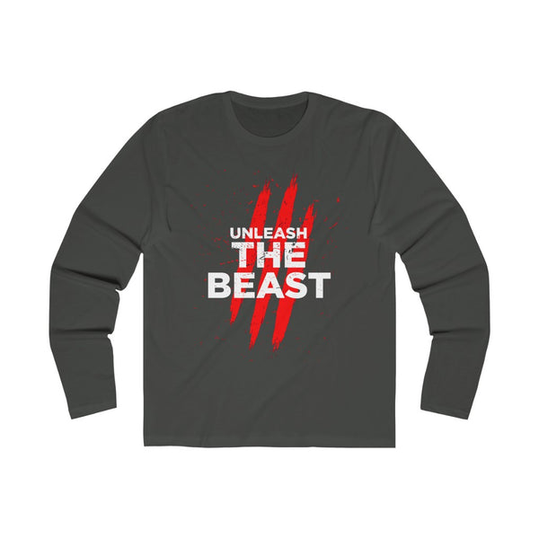 Unleash The Beast Men's Long Sleeve Crew Tee