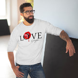 Love Everyone Sexy Tongue Lips Crew Neck Sweatshirt