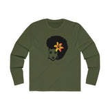 AfroFlower Long Sleeve Crew Tee