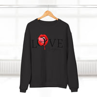 Love Everyone Sexy Tongue Lips Crew Neck Sweatshirt