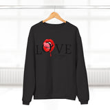 Love Everyone Sexy Tongue Lips Crew Neck Sweatshirt