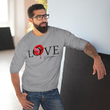 Love Everyone Sexy Tongue Lips Crew Neck Sweatshirt