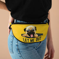 Let Me Out Fanny Pack - Puppy Yellow